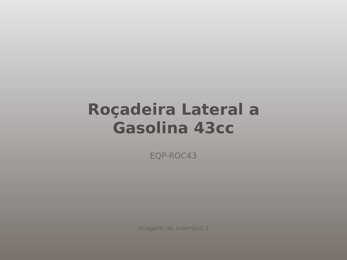 Roçadeira Lateral a Gasolina 43cc