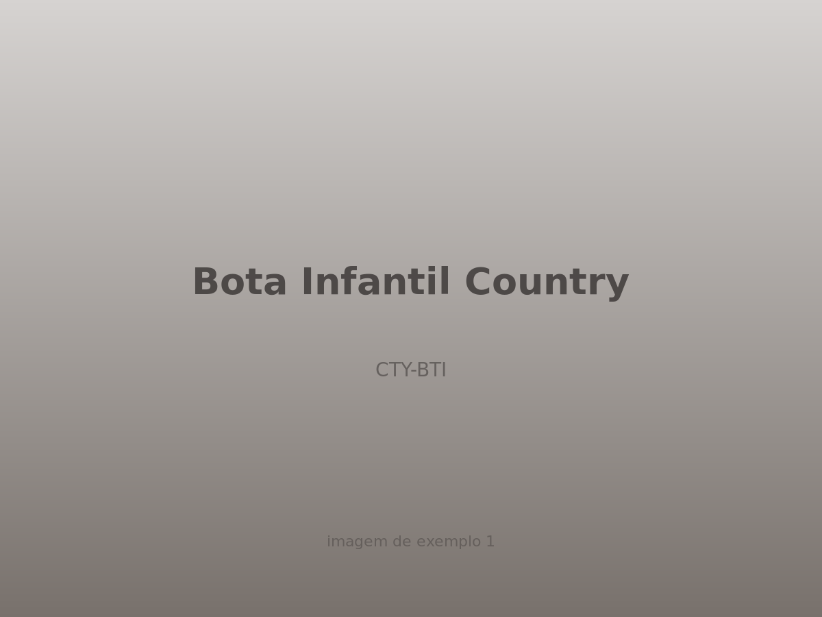 Bota Infantil Country