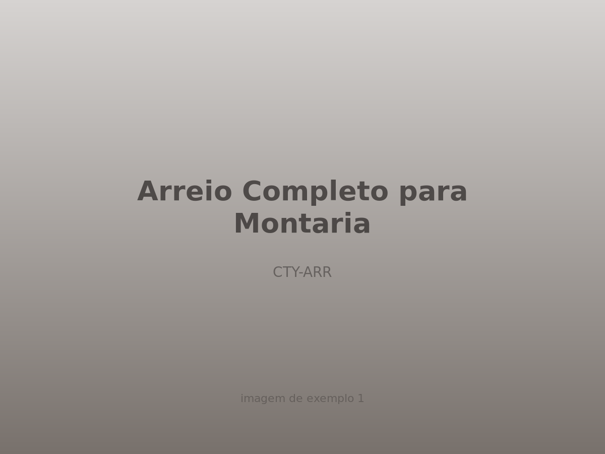 Arreio Completo para Montaria